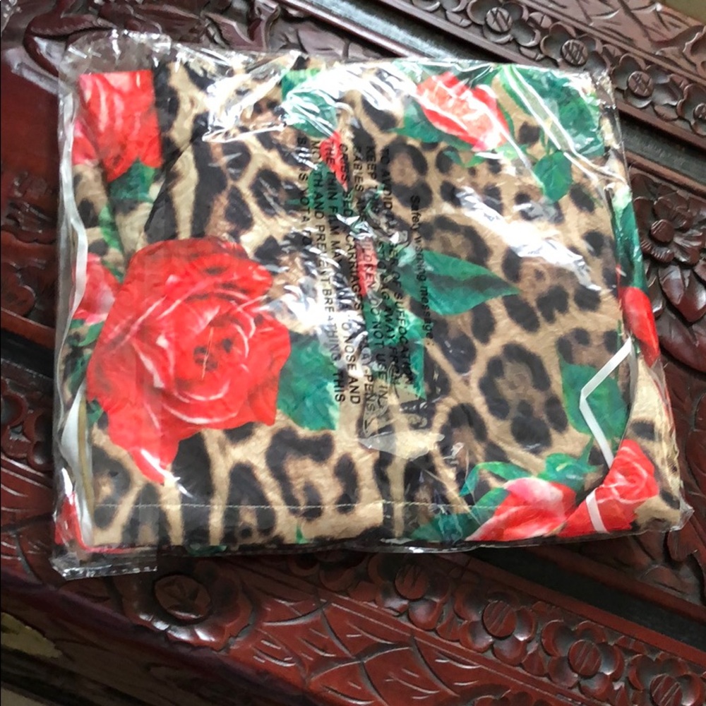 GIRLY & FLIRTY CORAL, MINT & LEOPARD DRESS - Picture 4 of 7